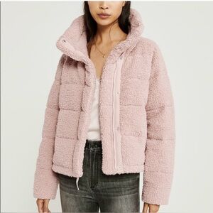 Abercrombie&Fitch Pink Puffer Jacket.